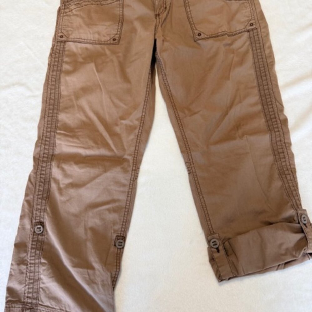 Aventura 96% organic cotton brown crop pants